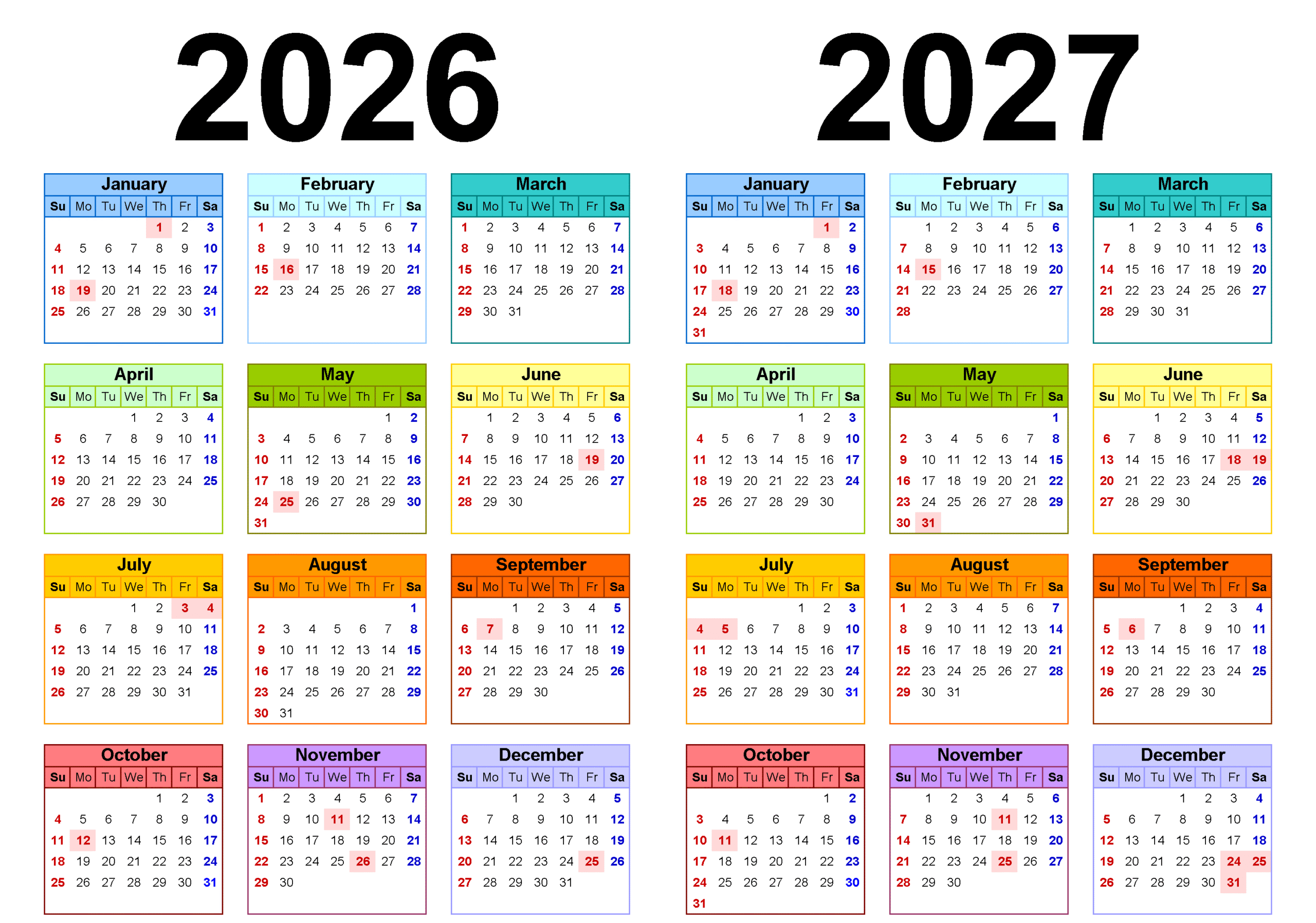 Wedstrijdkalender seizoen 2026/2027